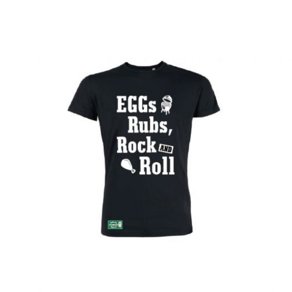 T-Shirt Black  – EGGs, Rubs, Rock and Roll Größe M